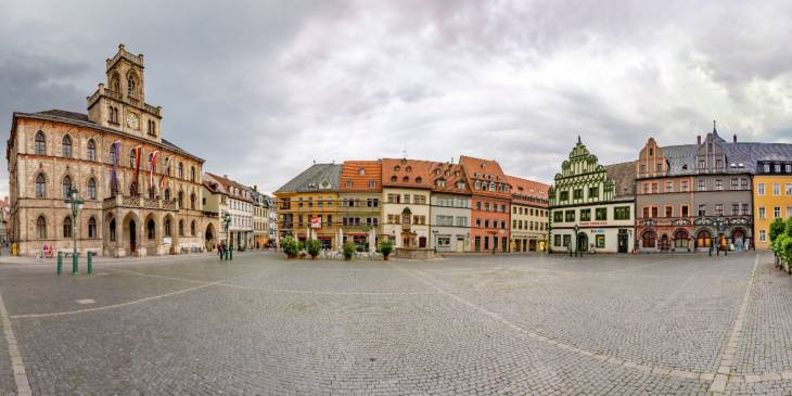 Duitsland Oranjeroute RTL RonReizen Weimar oude markt