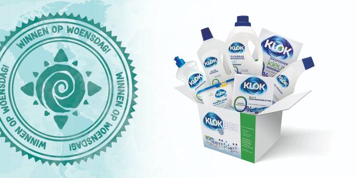 Klok wasbox voor Winnen op Woensdag - RonReizen