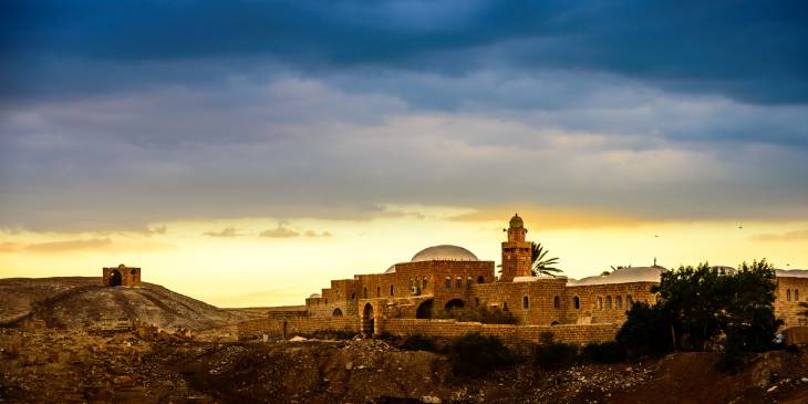 Israël wandelen in de nacht RonReizen Nabi Musa