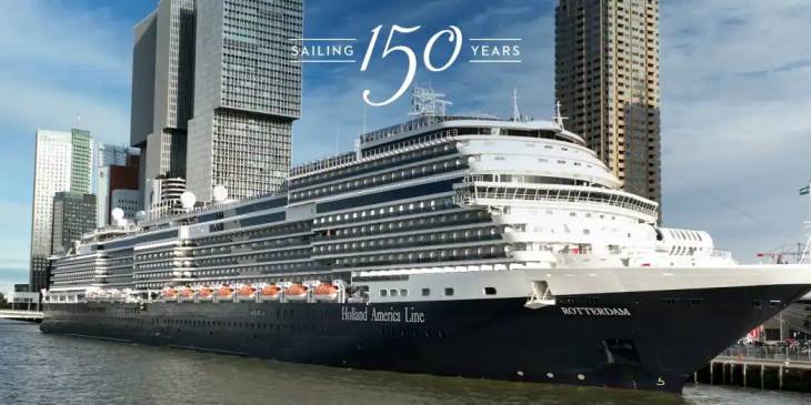 HAL viert 150-jarig bestaan met vele extra's bij je cruise