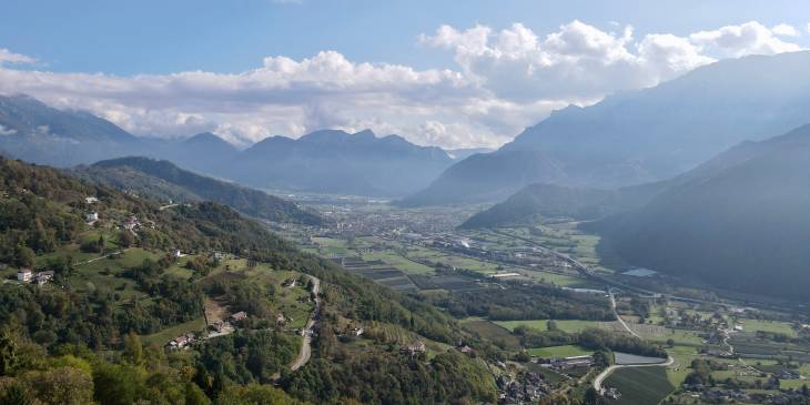 Valsugana vallei noord-italië
