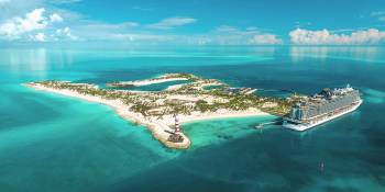 Prive eiland van MSC in de Bahama's