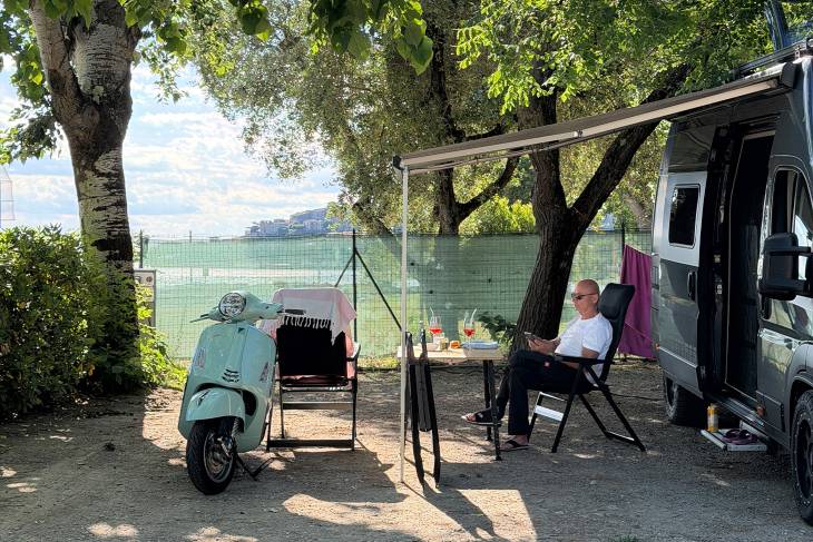 Kamperen aan Lago Trasimeno Umbrië