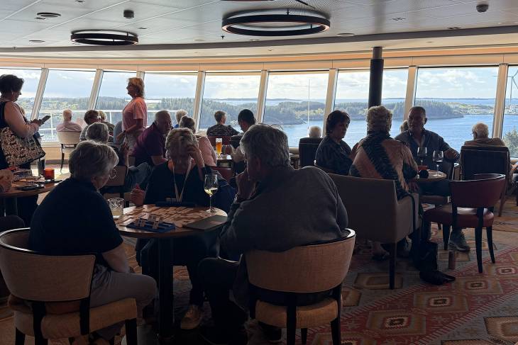 Crow's Nest aan boord van de Rotterdam