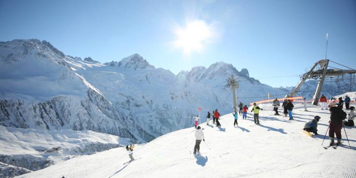 Vallorcine ski