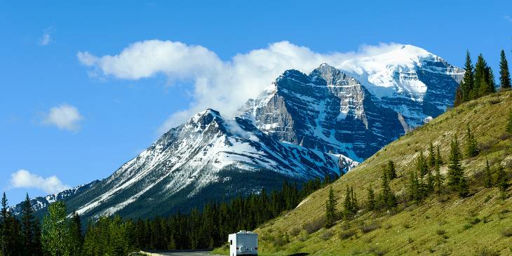 Camper in Canada