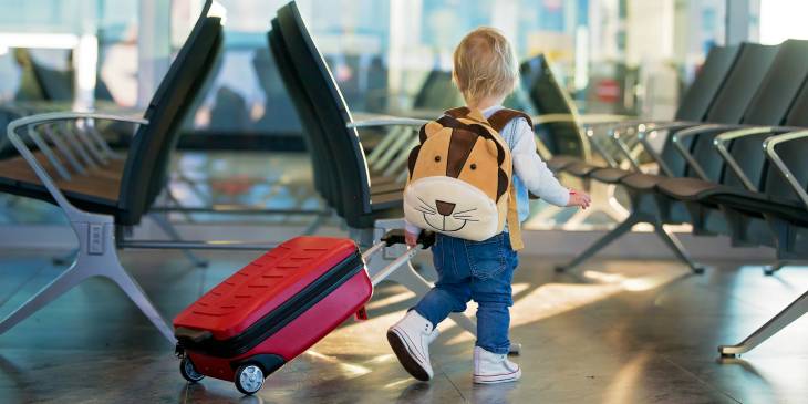 Vliegvakantie met kinderen