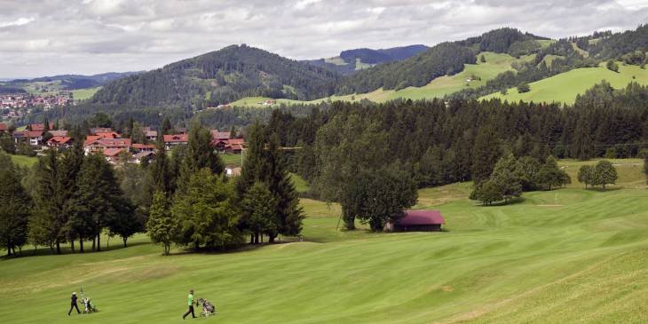 Golf in de bergen: Oberstaufen