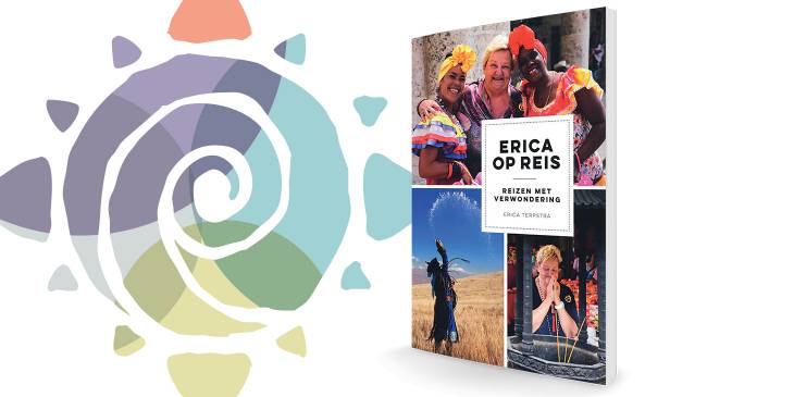 Winnen op Woensdag - gesigneerd boek Erica op reis - RonReizen